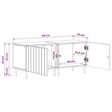 TV Cabinet Old Wood Engineered Wood 896463