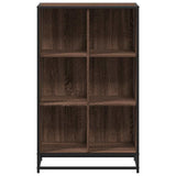 Book Cabinet Brown Oak 65.5x33x107.5 cm Engineered Wood 849163
