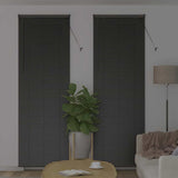 Venetian Blinds Height Adjustable Black 220 x 70 cm Aluminium 42006166