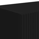 TV Wall Cabinet Black 59.5 x 31 x 100 cm Engineered Wood 892370