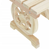 Garden Footstool 40x36.5x38.5 cm Solid Wood Fir 365109
