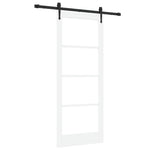 Sliding Door Manual ORKDAL White 83 x 202 cm Wood and metal 3332446