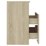 ZNTS Bed Cabinet Sonoma Oak 50x32x60 cm 803278