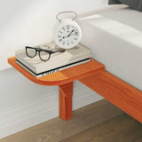 Bed Frame with Side Tables Wax Brown 200 x 220 cm 873258