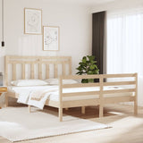 Bed Frame without Mattress 120x190 cm Small Double Solid Wood 3105285