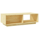 Coffee Table 110x50x33.5 cm Solid Pinewood 809882