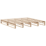 Bed Frame without Mattress 200x200 cm Solid Wood Pine 3306507