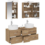 Bathroom Furniture Set 5 pcs Artisan Oak 3406918