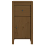 Sideboards 2 pcs Honey Brown 40x35x80 cm Solid Wood Pine 813761