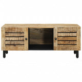Coffee Table Natural 100 x 54 x 40 cm Solid Mango Wood 4018856