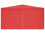 Party Tent 1200 x 300 x 255 cm Red PE and Steel 42033002