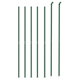 Wire Mesh Fence with Flange Green 1.4x10 m 154147