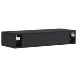 Wall-Mounted Side Table Wall-mounted Black 87.5 x 34.5 x 17 cm 898326