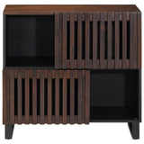 Sideboard Brown 80x34x75 cm Solid Wood Mango 377571