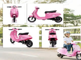 24V Kids Electric Motorbike, Ride on Motorcycle with Manual Throttle, Brakes and LED Lights for Ages T3398P422427