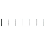 Raised Garden Bed Wood Brown 480 x 80 x 55 cm cold-rolled steel 8006438