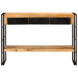Console Table 110x30x76 cm Solid Wood Mango 348159