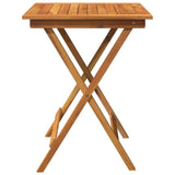 Garden Dining Set Foldable Square Rustic 3058253