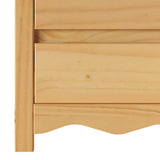 Coffee Table Drammen Oak 45 x 35 x 56 cm Solid Pine Wood 42003048