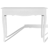 ZNTS Dressing Console Table White 241144