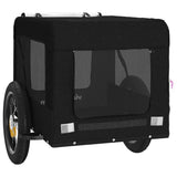 Pet Bike Trailer Black Oxford Fabric&Iron 93912