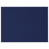 Weighted Blanket Blue 150x200 cm 7 kg Fabric 350738