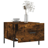 Coffee Tables 2 pcs Smoked Oak 50x50x40 cm Engineered Wood 829423
