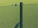 Ground Fix Welded Wire Fence 10 x 1.5 m PVC-Coated Steel Green 3351702