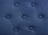 Dining Chairs 2 pcs Blue Fabric 249237
