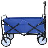 Folding Hand Trolley Manual Blue 94 x 53 x 99 cm Oxford Cloth 42020662