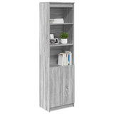 Highboard Grey Sonoma 50x35x180 cm Engineered Wood 3328467
