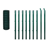 Euro Fence Steel 10x1.5 m Green 140567
