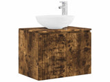 Bathroom Cabinet Set 3 pcs Smoked Oak 49.5 x 35 x 63 cm 3405622