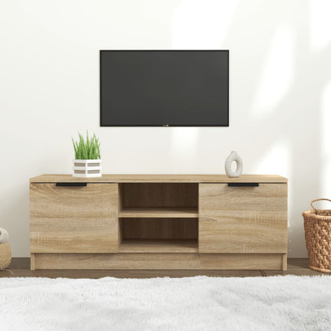 TV Cabinet Sonoma Oak 102x35x36.5 cm Engineered Wood 811514