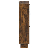 Shoe Cabinet EDE 78 x 24 x 103 cm Engineered Wood Smoked Oak 896000