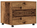 Printer Stand Old wood 60 x 50 x 67 cm Engineered wood 862282