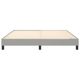 Box Spring Bed Frame Light Grey Super King Fabric 3121169