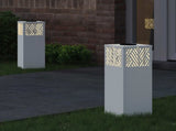 Solar LED Pathway Light 2 pcs White Cold Rolled Steel 879724