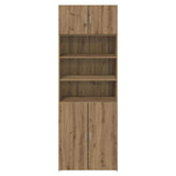 Storage Cabinet Artisan Oak 80 x 42.5 x 225 cm Engineered Wood 3402819
