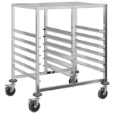 Tray Trolley with 12 GN Containers 75x55x87 cm Stainless Steel 4108074