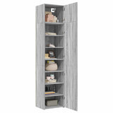 Slim Storage Cabinet Grey Sonoma 50x42.5x225 cm Engineered Wood 3281306
