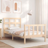 Bed Frame without Mattress Single Solid Wood Pine 3192976