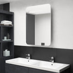 ZNTS LED Bathroom Mirror Cabinet Shining White 60x11x80 cm 326509