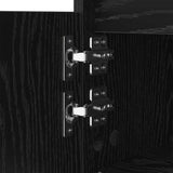 Coffee Table Black Oak 90 x 60 x 35 cm Engineered Wood 882591
