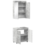 Bathroom Furniture Set TULUM 2 pcs Concrete Grey 3398017