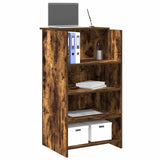Reception Desk Smoked Oak 55x50x103.5 cm Engineered Wood 859019