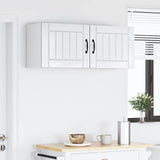Wall Cabinet LUCCA 2 pcs High Gloss White 50 x 31 x 40 cm 884903