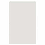 Bedside Cabinet White 34.5x39x62 cm Steel 841785