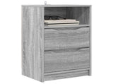 Bedside Table Grey Sonoma 40 x 30 x 467 cm Engineered Wood 888919