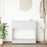 Console Table with Drawers White 85.5x38.5x74.5 cm 861391